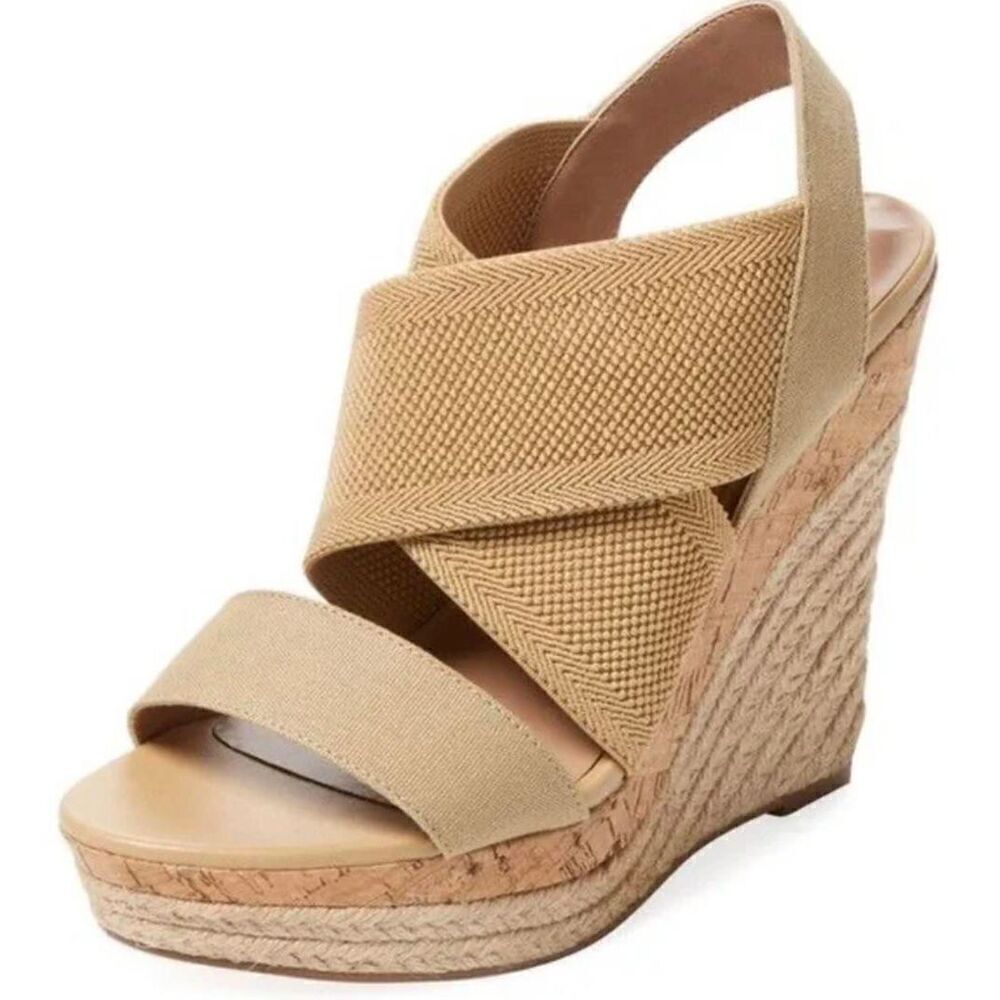 CHARLES BY CHARLES DAVID	Allison Cork Rope Wedge Sandal Size 8M